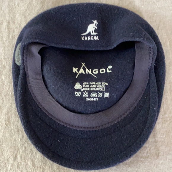Navy Kangol 504 Woolf Cap - Picture 2 of 8